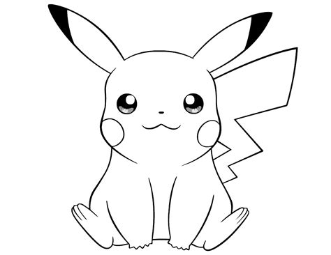 coloring page pikachu|163 Pikachu Coloring Pages